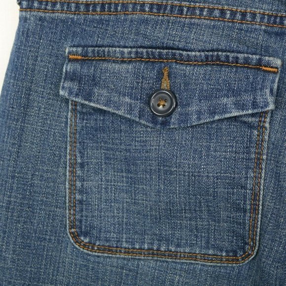 Levi's 545 Low Boot Cut Jeans Distressed Stretch 14 x 31 Medium‎ - Picture 9 of 10